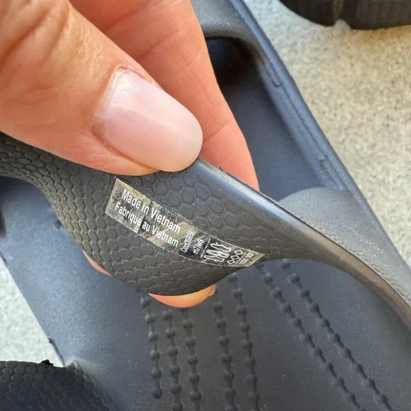 CROCS Dark Gray Platform Sandals - Picture 7 of 15